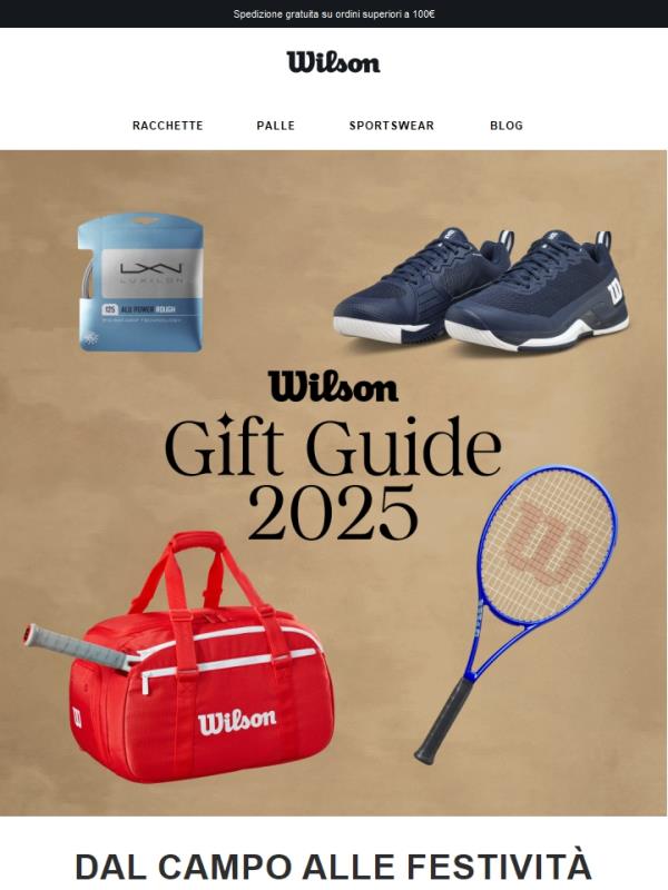 Servi il regalo perfetto per ogni tennista