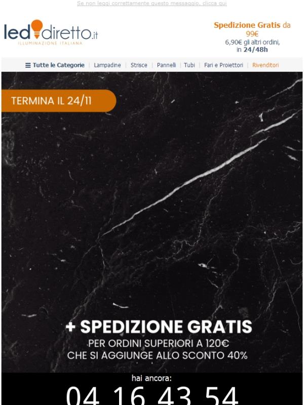 BLACK WEEK ⚫ -15% Extra-Sconto valido per pochi giorni