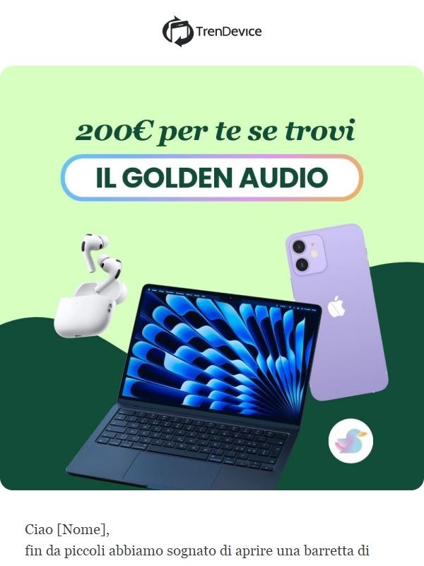 Cerca e vinci 200 EUR con TrenDevice