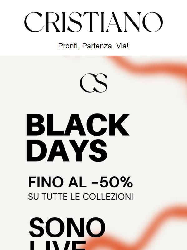 🚀 Black Days LIVE: fino al -50% da ora