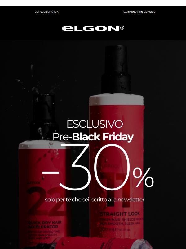 Pre-Black Friday -30% ❤️
