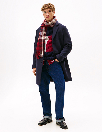 Cappotto Smart Casual monopetto misto lana