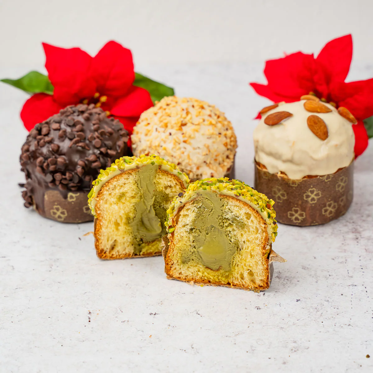 Image of Panettoncino artigianale farcito al pistacchio 150g