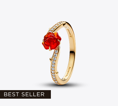 Disney Beauty and the Beast Enchanted Rose Ring