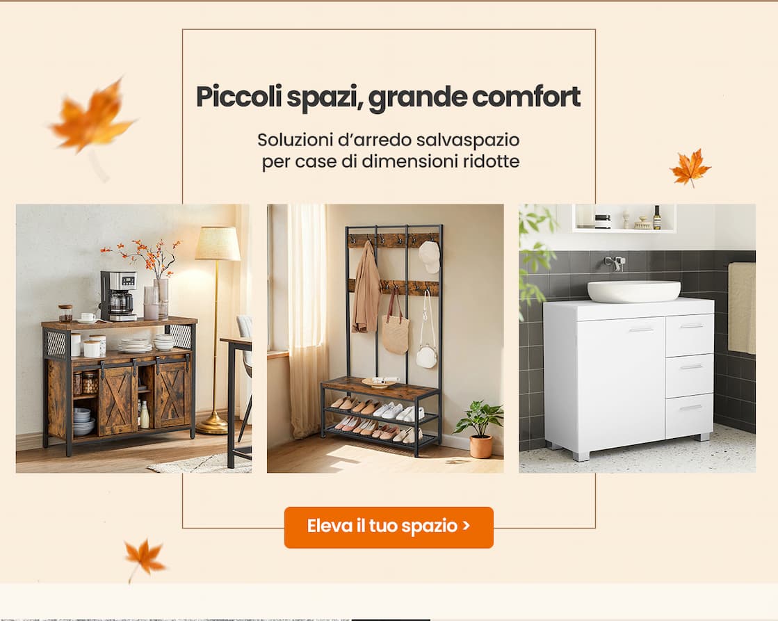 Piccoli spazi, grande comfort