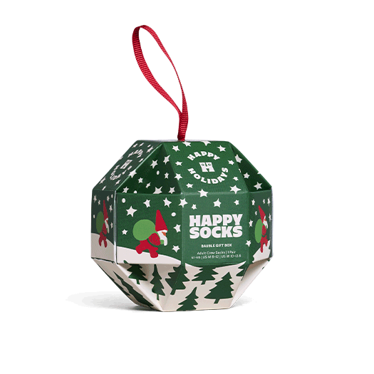 1-Pack Snow Globe Sock Gift Set