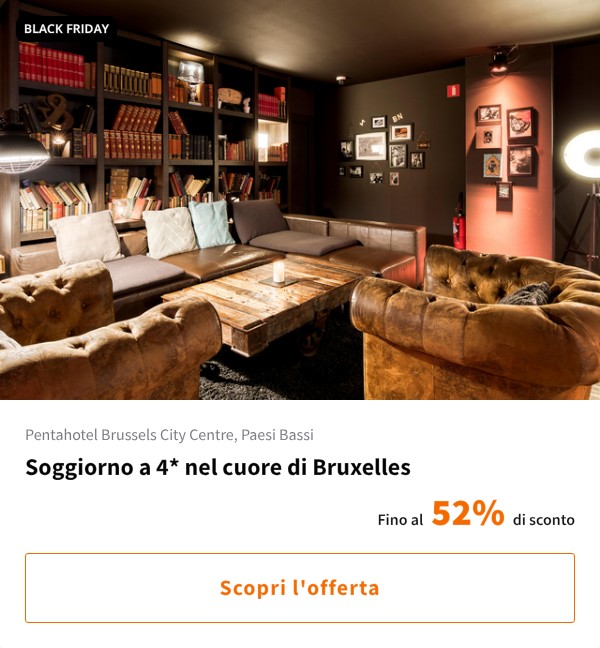 Soggiorno a 4* nel cuore di Bruxelles
