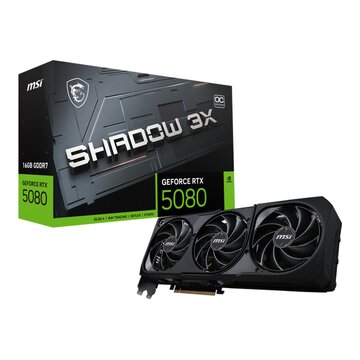 Nvidia GeForce RTX 5080 16G SHADOW 3X OC 16GB GDDR7 - Bulk