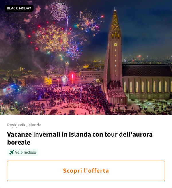 Vacanze invernali in Islanda con tour dell'aurora boreale