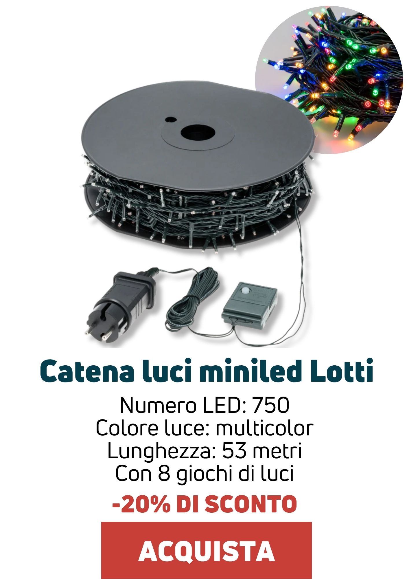 750 Miniled Multicolor | Perrone Shop