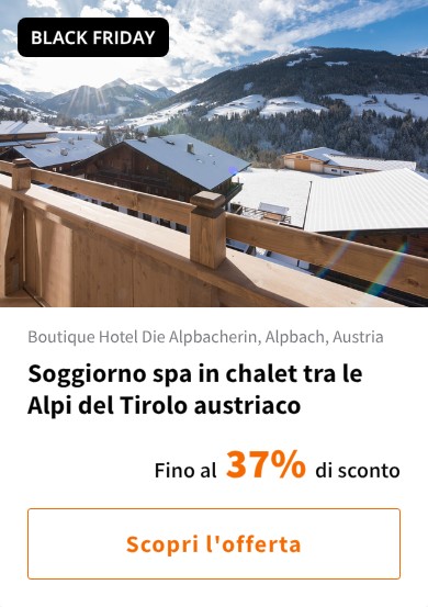 Soggiorno spa in chalet tra le Alpi del Tirolo austriaco