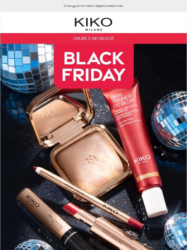 BLACK FRIDAY: inizia oggi! 🚀