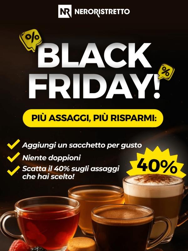 ⚫-40% BLACK FRIDAY  Provali tutti! 😋