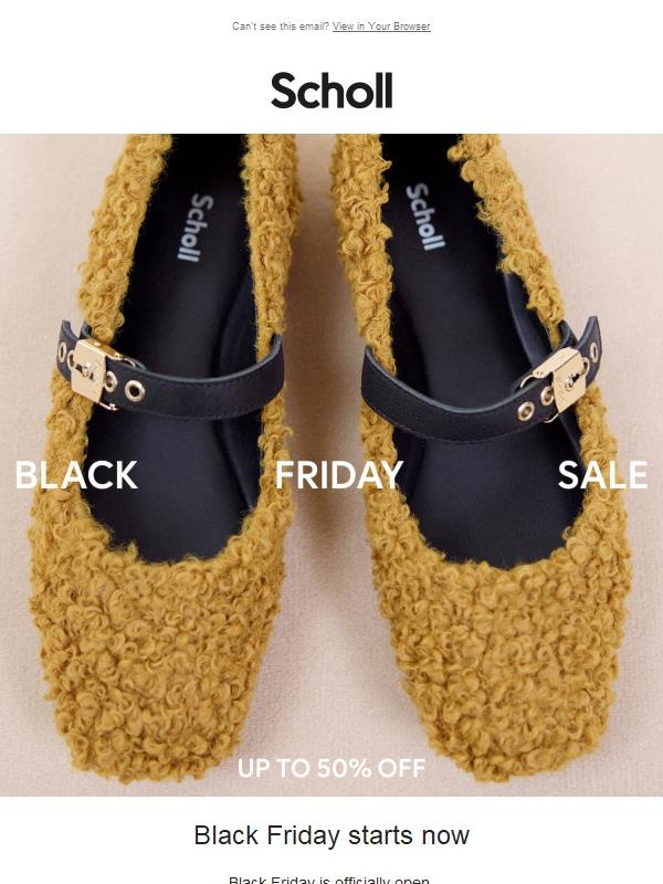 Black Friday starts now