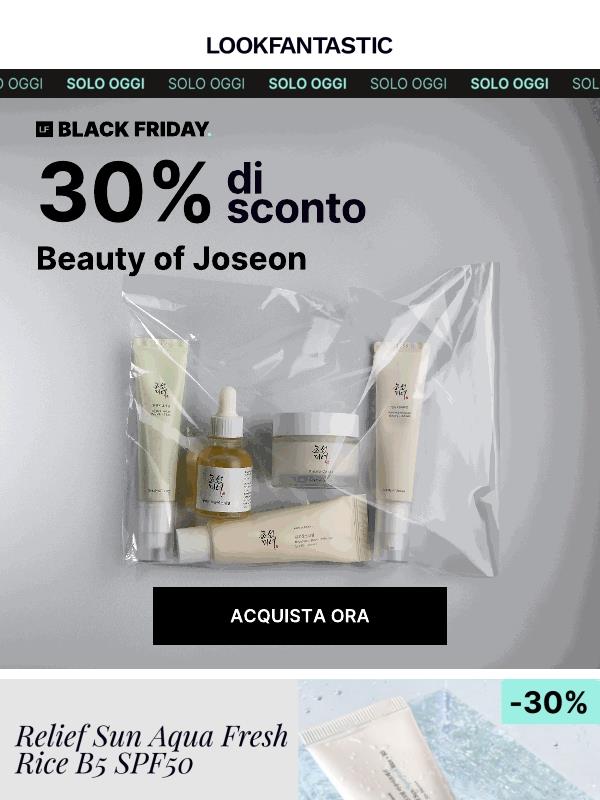 -30% | Beauty of Joseon - SOLO OGGI