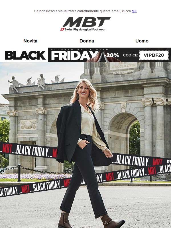 Vestisci in Black: Accesso anticipato esclusivo -20%