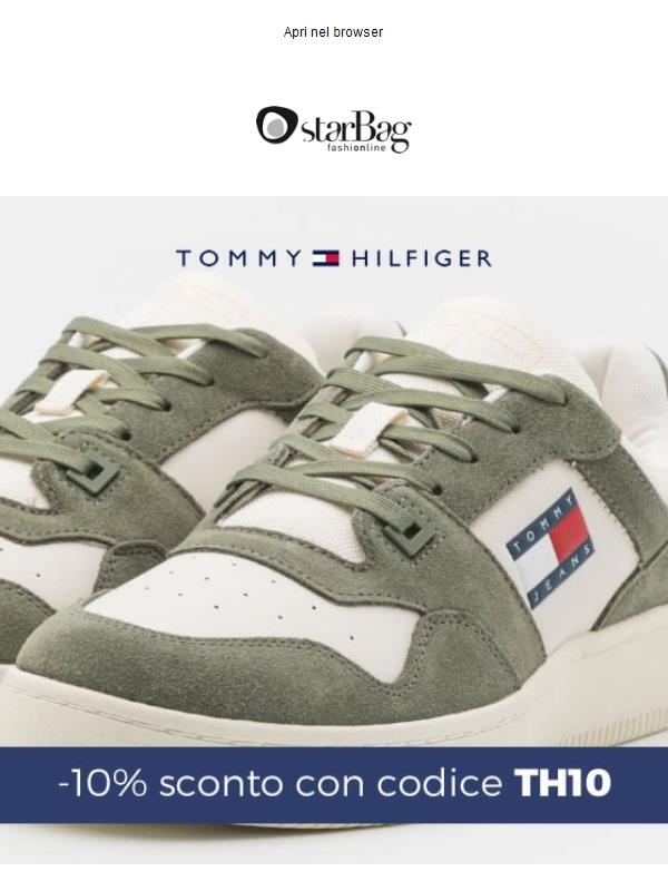 Sneakers Tommy Hilfiger: -10% extra con il codice TH10 👟