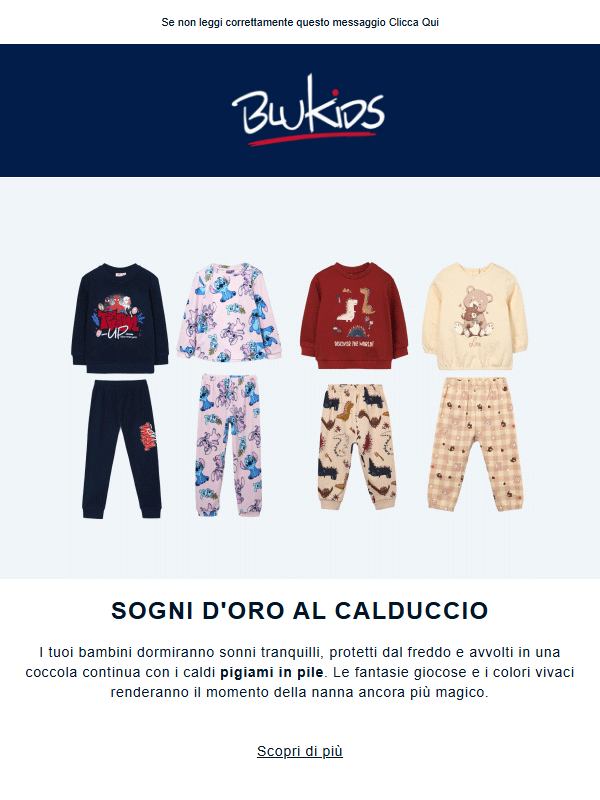 Pigiami pesanti per le notti più fredde