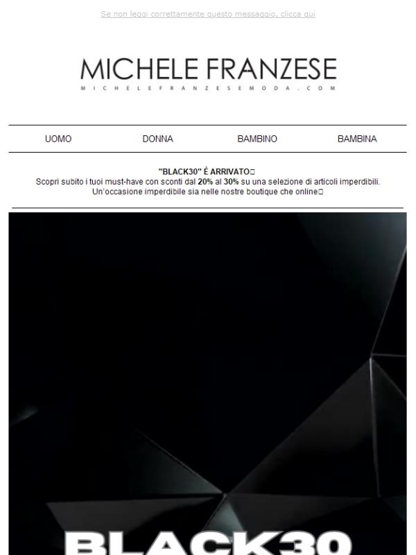 🚨ALERT: BLACK30 È ARRIVATO! 🖤