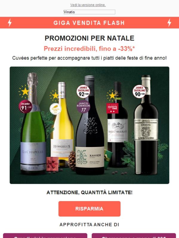 ⚡ Fino a -33% Giga Vendita Flash Natalizia ⚡
