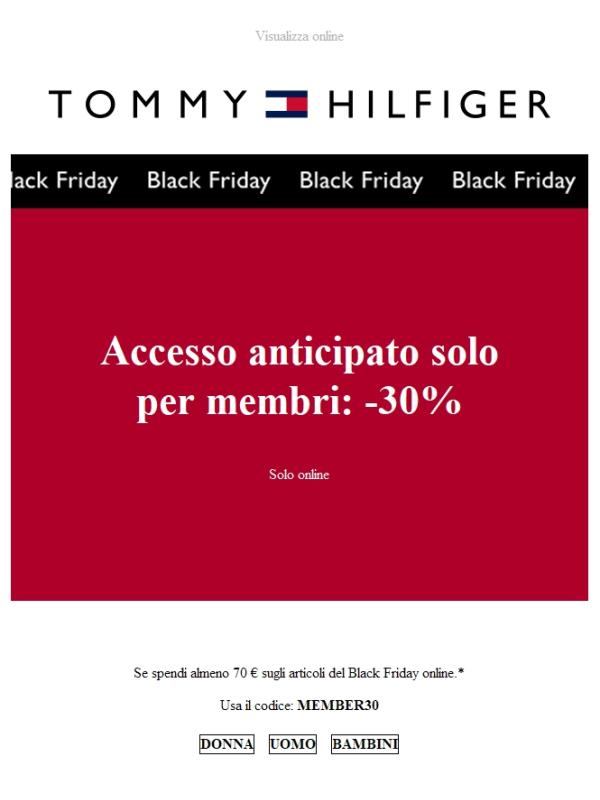 Ricorda: hai lo sconto del 30%.