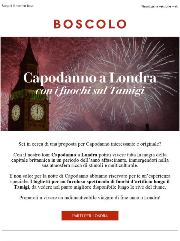 Il tuo Capodanno a Londra, con i fuochi sul Tamigi