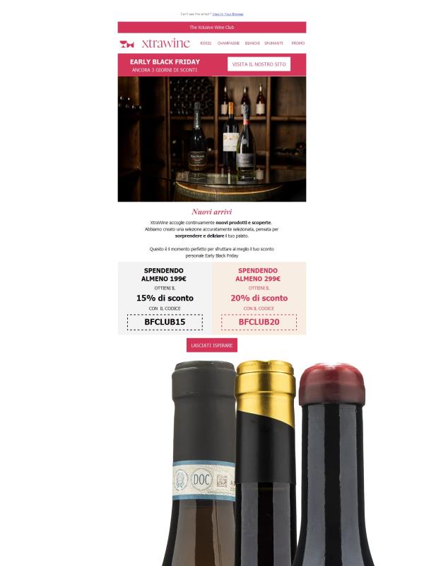 EARLY BLACK FRIDAY Private Sale: scopri i nuovi arrivi di questo mese!