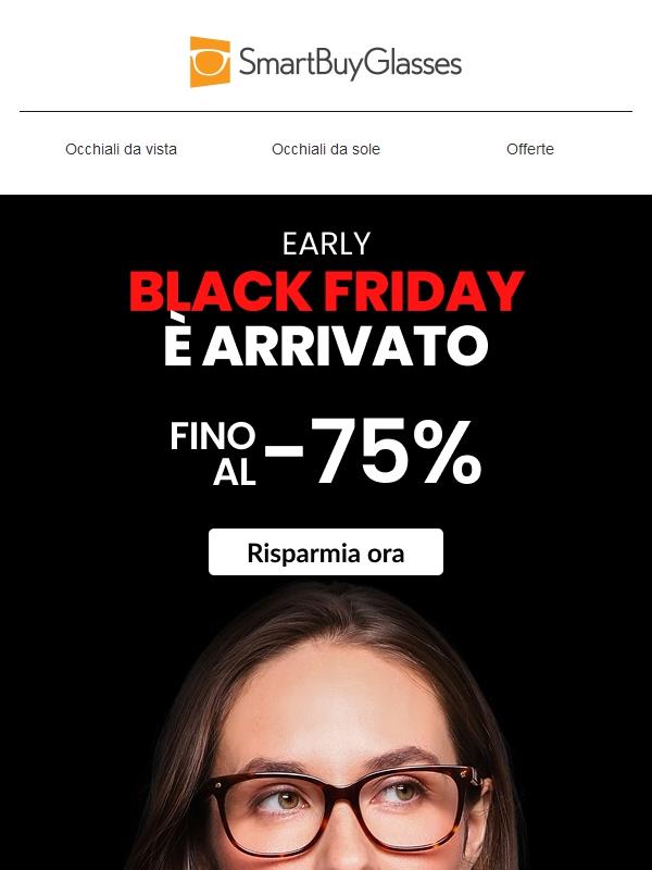 Anticipa la corsa al Black Friday