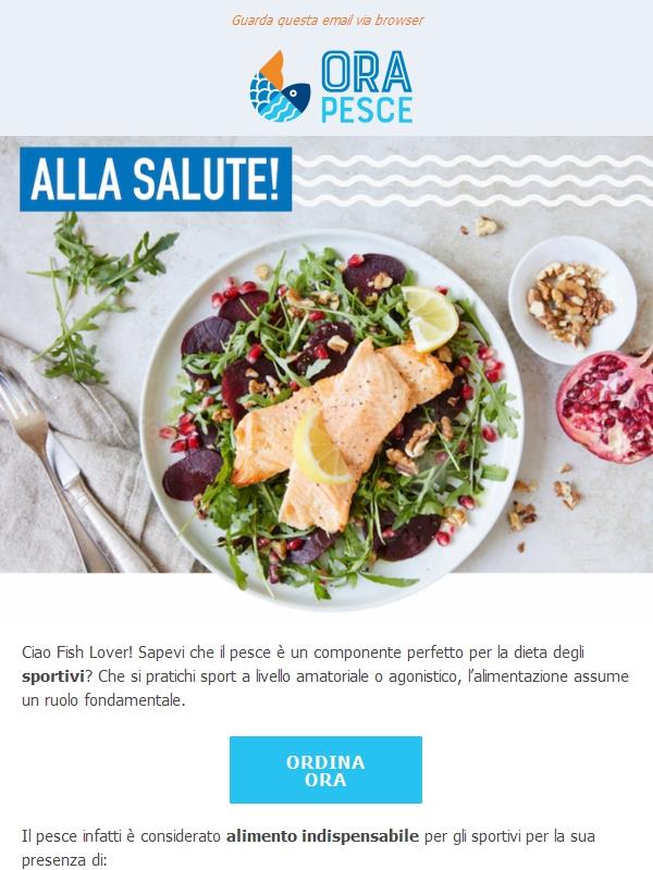 Il pesce, Fish Lover è un alimento ideale per chi fa sport 🏀