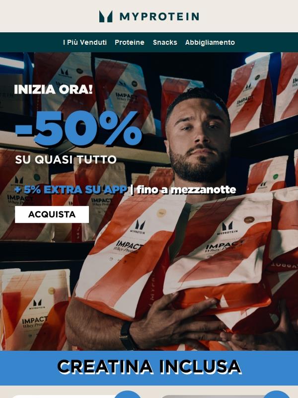 CYBER SPECIAL 🖤 -50% su quasi TUTTO