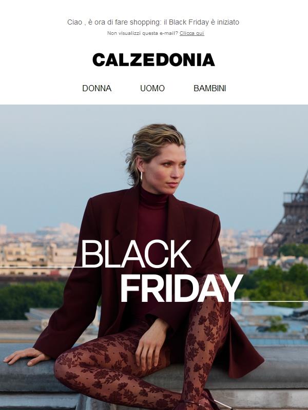 Black Friday: TUTTO fino al -50%!