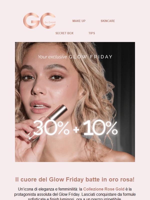 Solo per te: -40% su Collezione Rose Gold, ma solo con questo codice