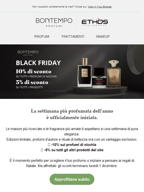 La settimana più profumata dell’anno è iniziata ✨ -10% sui profumi di nicchia