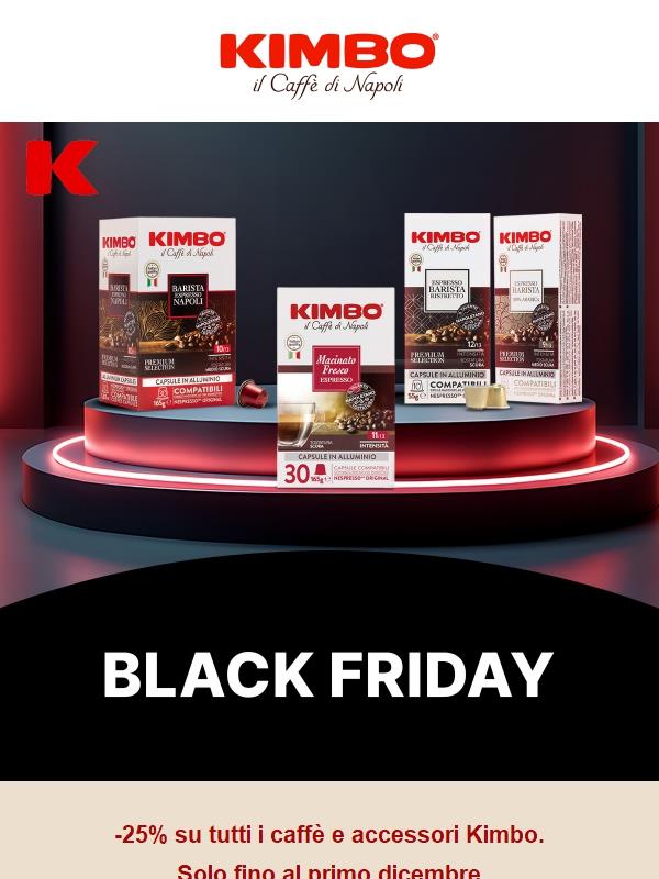 🖤 È arrivato il Black Friday più nero del caffè