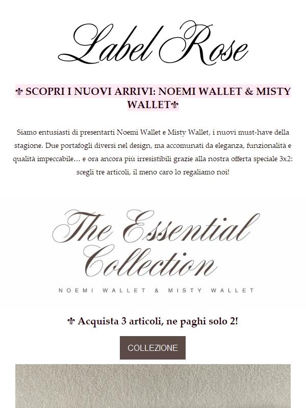 DUE NUOVISSIMI WALLET! Approfitta subito del 3x2!