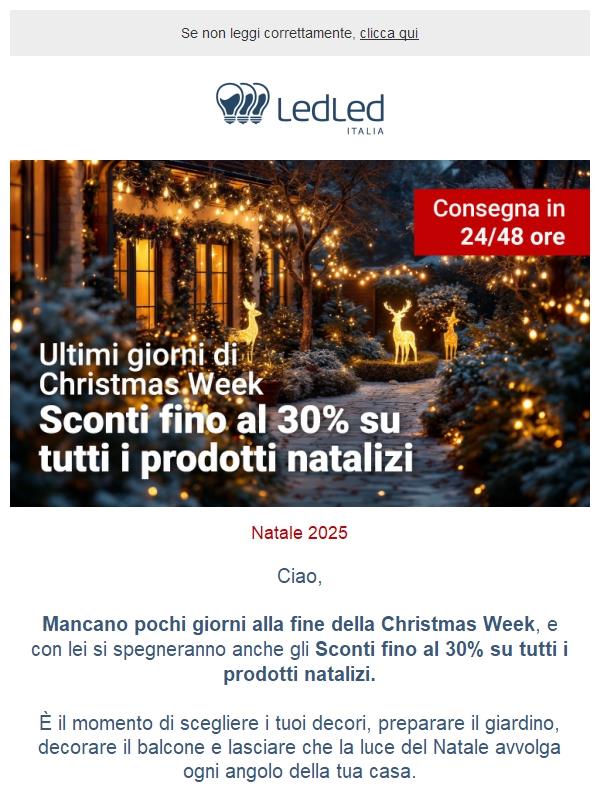 ! Ultimi giorni per accendere il tuo Natale ✨