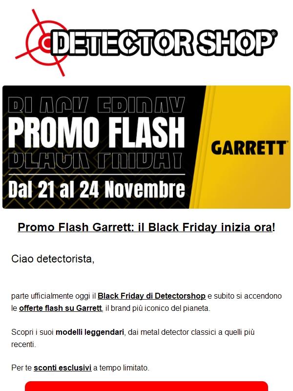 Black Friday: si parte!