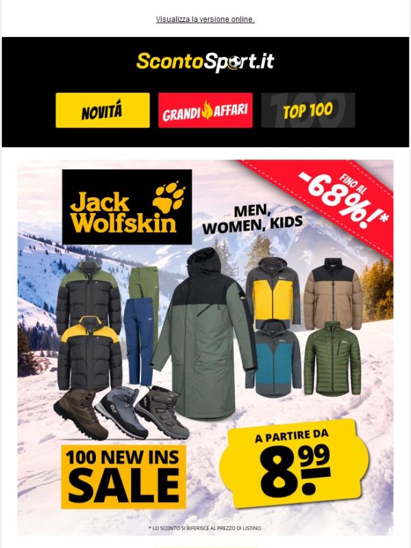 Jack Wolfskin 100 novità online! 🐾 A partire da soli 8,99 €! 🐾