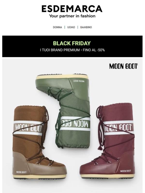 Preparati per l’inverno con UGG, Moon Boot, MOU e altro ancora durante il Black Friday