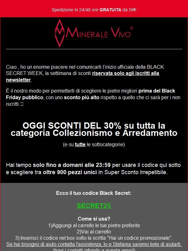 Finalmente iniziano gli sconti del 30% (Riservati) 💥
