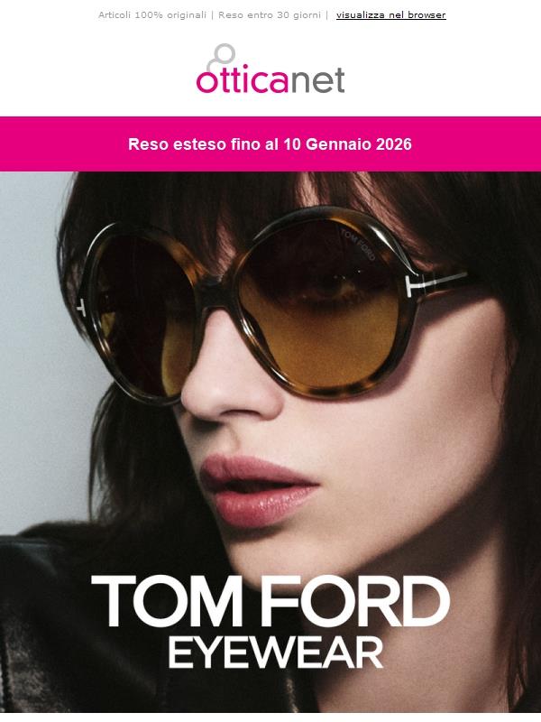 TOM FORD - Fino al 35% solo per i Black Days