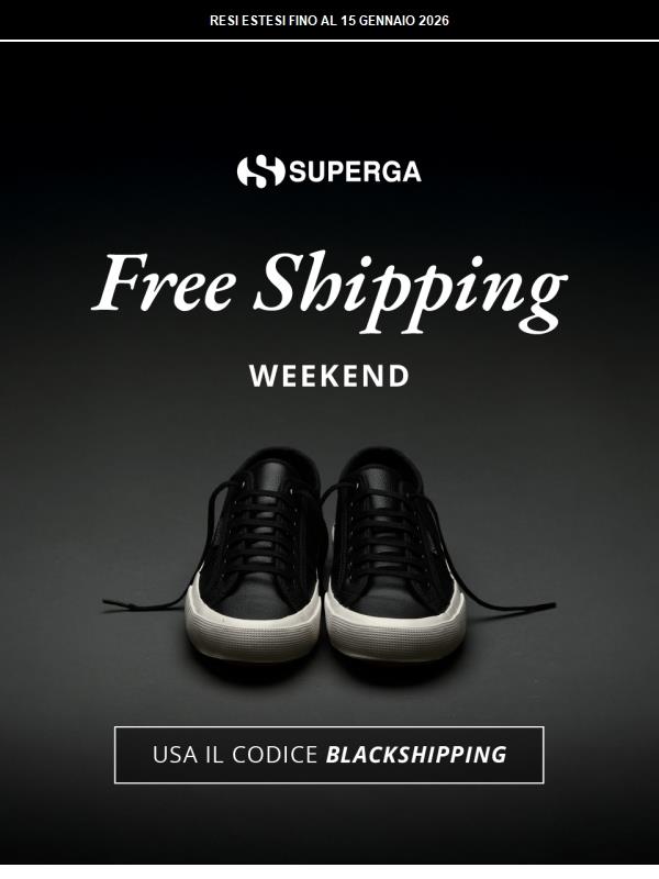 Free Shipping Weekend 🖤