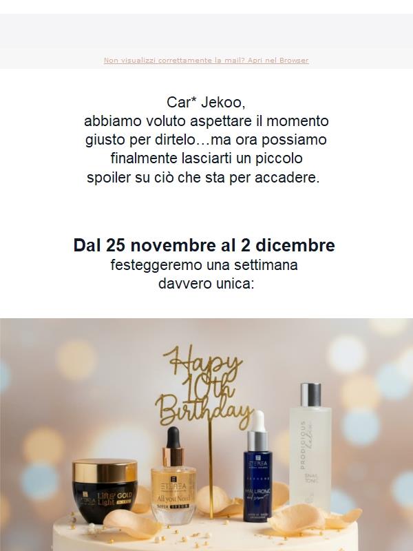 Un piccolo spoiler per te..