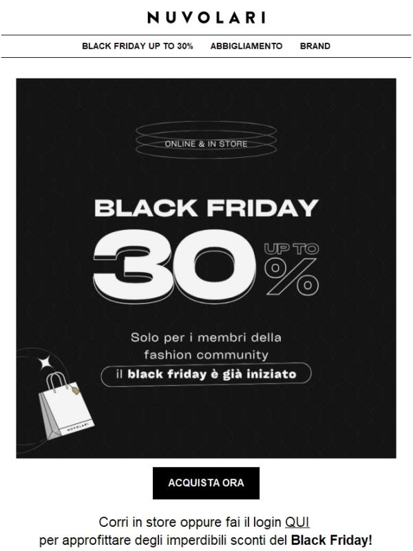 Il Black Friday è finalmente arrivato!
