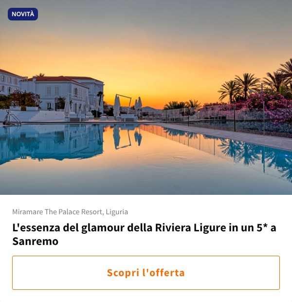 L'essenza del glamour della Riviera Ligure in un 5* a Sanremo
