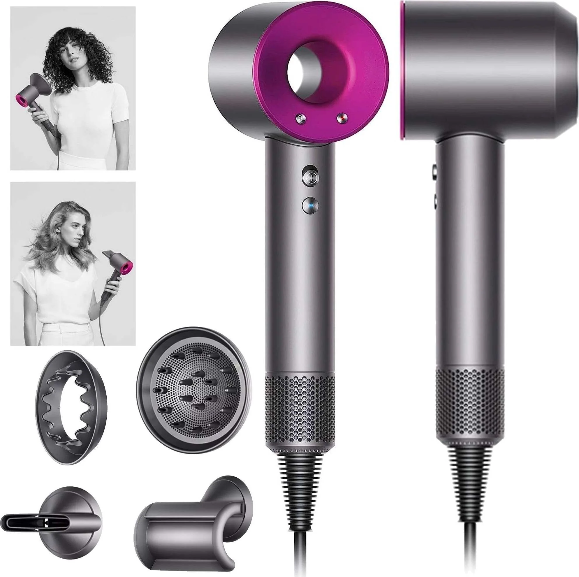 Phon Per Capelli Hair Dryer Iron Supersonic Asciugatura Rapida Asciugacapelli