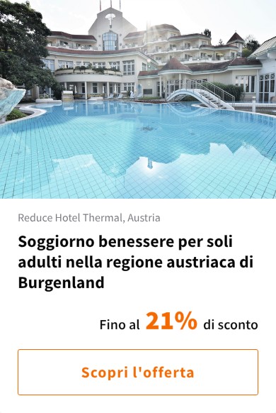 Soggiorno benessere per soli adulti nella regione austriaca di Burgenland