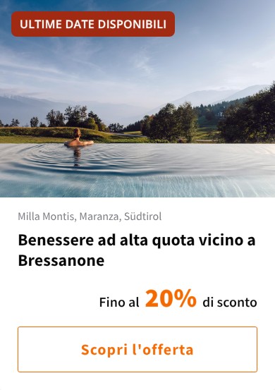 Benessere ad alta quota vicino a Bressanone