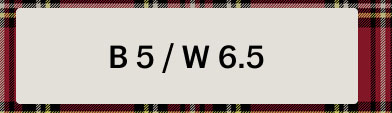 B 5 / W 6.5