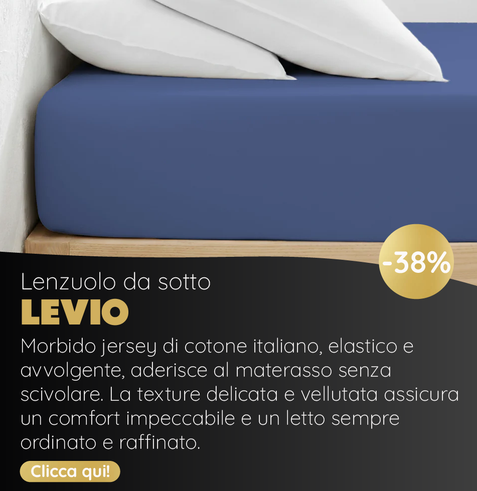 Lenzuolo da Sotto con angoli in Cotone Jersey - Levio